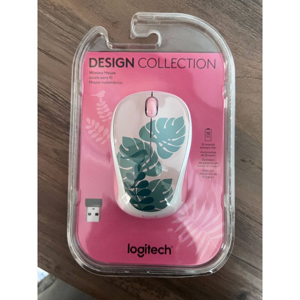 Logitech  Limited Edition Wireless Compact Mouse Chirpy Bird Floral